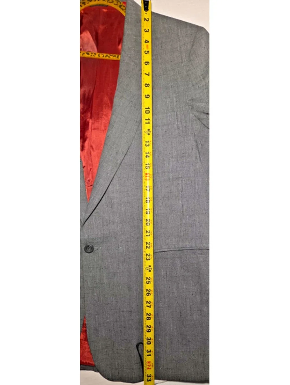 Vintage 80s Levi Strauss & Co SEVENS Blazer Mens 44L Gray Sport Coat USA